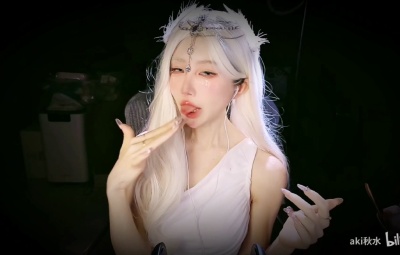 秋水 温柔神女の催眠课程~风铃史莱姆噗噗口水画