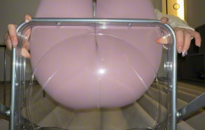 小灿助眠4.20透明椅子瑜伽裤