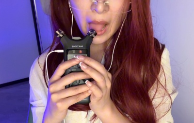 小灿助眠 5.25舔tascam麦克风.mp4